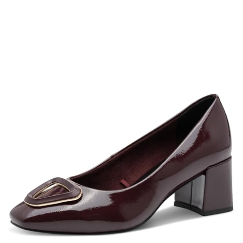 Marco Tozzi Damen 2-22425-45 Pumps, Bordeaux Pat, 39 EU von MARCO TOZZI