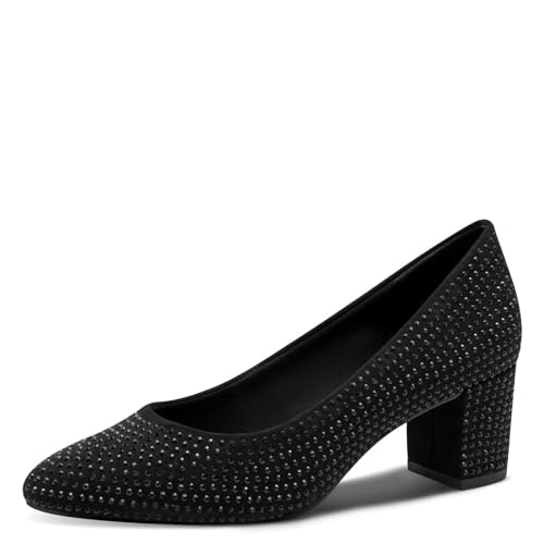 Marco Tozzi Damen 2-22440-45 Pumps, Black Glitter, 37 EU von MARCO TOZZI