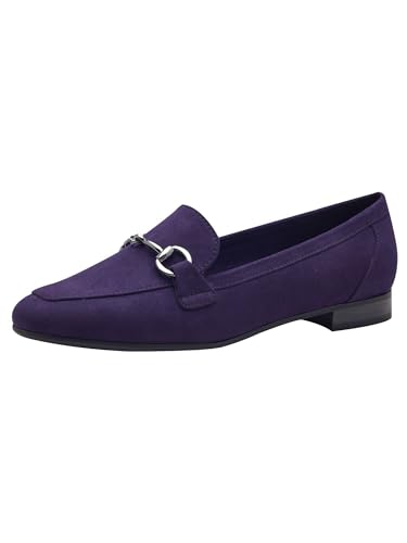 MARCO TOZZI Damen Loafer ohne Absatz Vegan mit Schnalle, Lila (Purple), 41 EU MARCO TOZZI Damen Loafer ohne Absatz Vegan mit Schnalle, Lila (Purple), 41 EU von MARCO TOZZI