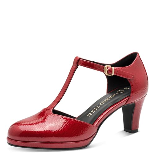 Marco Tozzi Damen 2-24419-45 Pumps, Dk.Red Pat, 39 EU von MARCO TOZZI