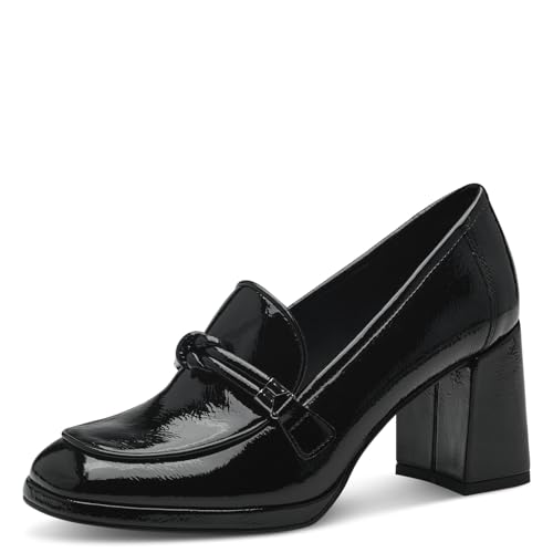 MARCO TOZZI Damen Trotteur mit Blockabsatz Elegant, Schwarz (Black Patent), 38 EU MARCO TOZZI Damen Trotteur mit Blockabsatz Elegant, Schwarz (Black Patent), 38 EU von MARCO TOZZI