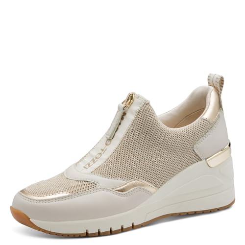 Marco Tozzi Damen 2-24713-45 Sneaker, Cream Comb, 38 EU von MARCO TOZZI