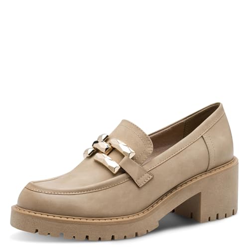 Marco Tozzi Damen 2-24770-43 Loafer, Taupe, 42 EU von MARCO TOZZI