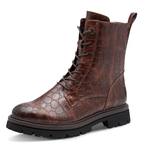 Marco Tozzi Damen 2-25207-43 Stiefelette, Cafe Structure, 40 EU von MARCO TOZZI
