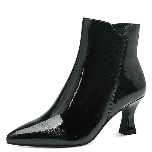 Marco Tozzi Damen 2-25318-41 Absatzstiefelette, Black PATENT, 37 EU von MARCO TOZZI