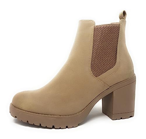 Marco Tozzi Damen 2-25414-41 Chelsea, Taupe Nubuck, 37 EU von MARCO TOZZI