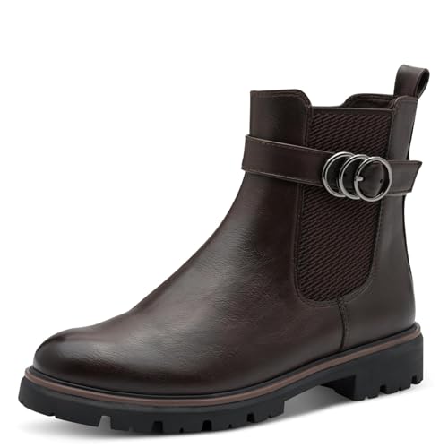 Marco Tozzi Damen 2-25420-45 Chelsea-Stiefel, Cafe, 40 EU von MARCO TOZZI