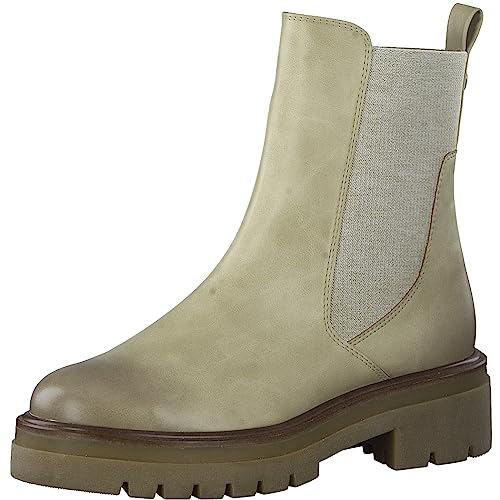 MARCO TOZZI Damen Chelsea Boots aus Kunstleder Plateau, Beige (Dune), 37 MARCO TOZZI Damen Chelsea Boots aus Kunstleder Plateau, Beige (Dune), 37 von MARCO TOZZI