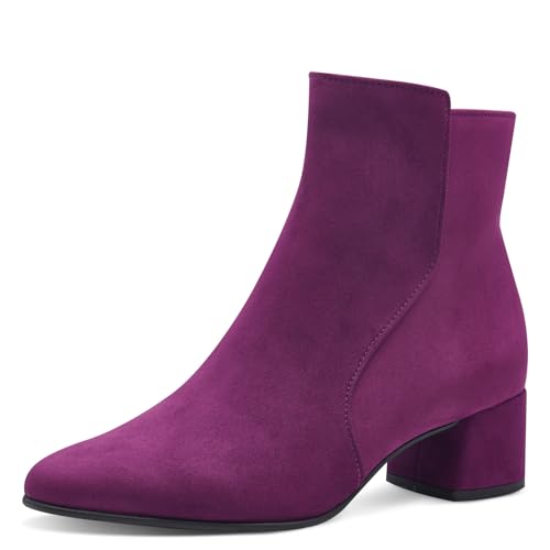 Marco Tozzi Damen Bootie Zip+Slip 2-25364-43 Stiefelette, Grape, 41 EU von MARCO TOZZI