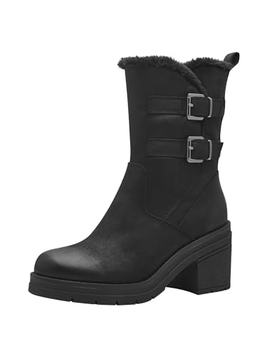 MARCO TOZZI Damen Stiefel mit Absatz Gefüttert mit Blockabsatz, Schwarz (Black), 41 EU MARCO TOZZI Damen Stiefel mit Absatz Gefüttert mit Blockabsatz, Schwarz (Black), 41 EU von MARCO TOZZI