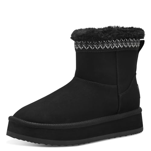 MARCO TOZZI Damen Boots Winter Gefüttert, Schwarz (Black), 37 EU von MARCO TOZZI