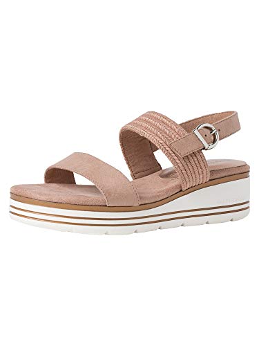 Marco Tozzi Damen Earth Edition 2-2-28771-26 Sandale, Nude, 39 EU von MARCO TOZZI