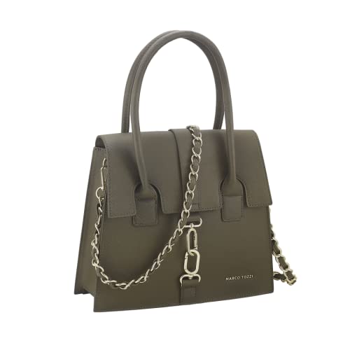 Marco Tozzi Damen Handtasche 2-2-61013-29 Schultertasche, Khaki von MARCO TOZZI