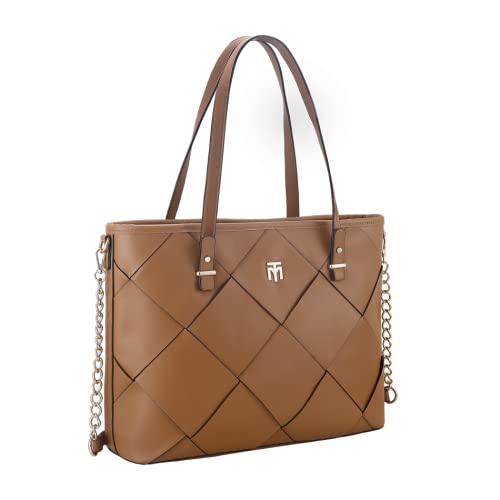 Marco Tozzi Damen Handtasche 2-2-61038-29 Schultertasche, Cognac von MARCO TOZZI