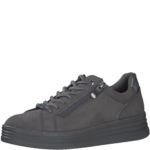 MARCO TOZZI Damen Plateau Sneaker mit Schnürsenkeln Freizeit, Grau (Dk.Grey Comb), 40 EU MARCO TOZZI Damen Plateau Sneaker mit Schnürsenkeln Freizeit, Grau (Dk.Grey Comb), 40 EU von MARCO TOZZI