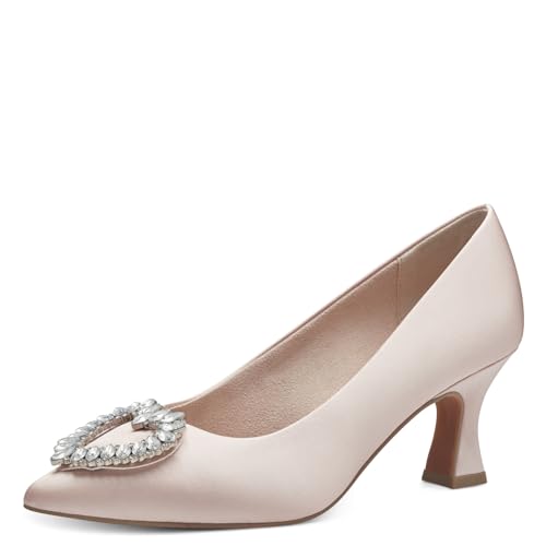 MARCO TOZZI by Guido Maria Kretschmer Damen Pumps Spitz Elegant, Cremefarben (Powder Satin), 36 EU von MARCO TOZZI