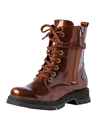Marco Tozzi Damen by Guido Maria Kretschmer 2-2-85200-27 Mode-Stiefel, Bronce PATENT, 41 EU von MARCO TOZZI