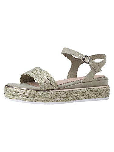 Marco Tozzi Damen by Guido Maria Kretschmer 2-2-88701-26 Flache Sandale, Moss Comb, 41 EU von MARCO TOZZI