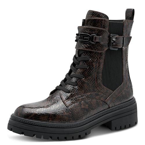 Marco Tozzi Damen 2-85201-45 Stiefelette, Cafe Structure, 41 EU von MARCO TOZZI