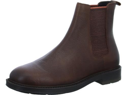 MARCO TOZZI by Guido Maria Kretschmer Herren Chelsea Boots aus Leder Elegant, Braun (Cognac), 41 von MARCO TOZZI