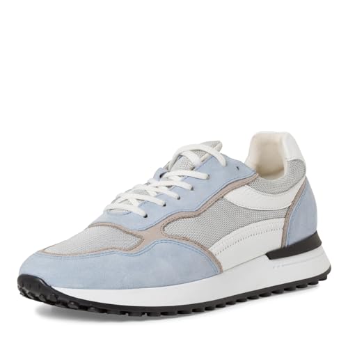 MARCO TOZZI by Guido Maria Kretschmer Herren Sneaker flach aus Leder mit dicker Sohle, Blau (Lt Blue Comb), 41 EU MARCO TOZZI by Guido Maria Kretschmer Herren Sneaker flach aus Leder mit dicker Sohle, Blau (Lt Blue Comb), 41 EU von MARCO TOZZI