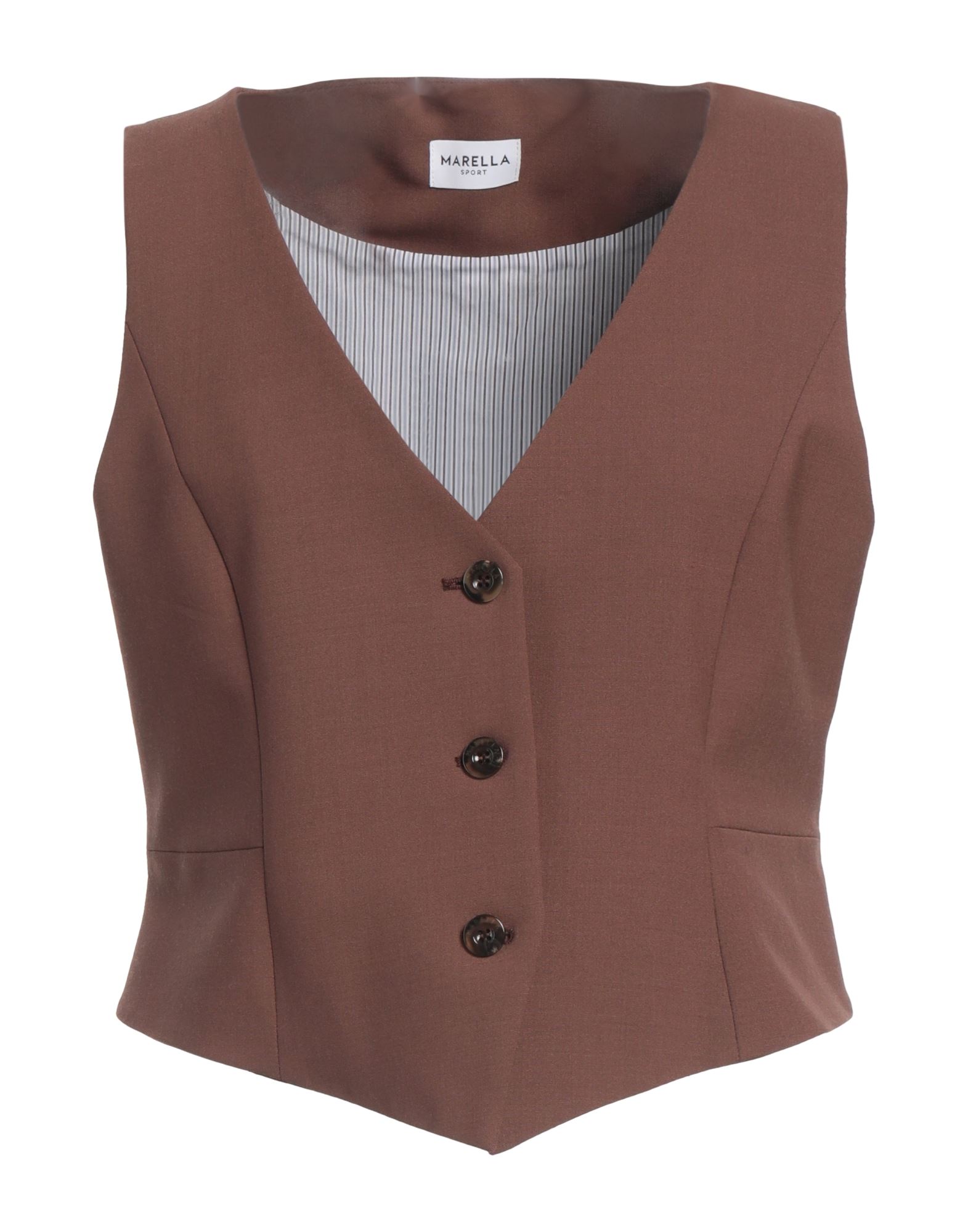MARELLA SPORT Couture-weste Damen Braun MARELLA SPORT Couture-weste Damen Braun von MARELLA SPORT
