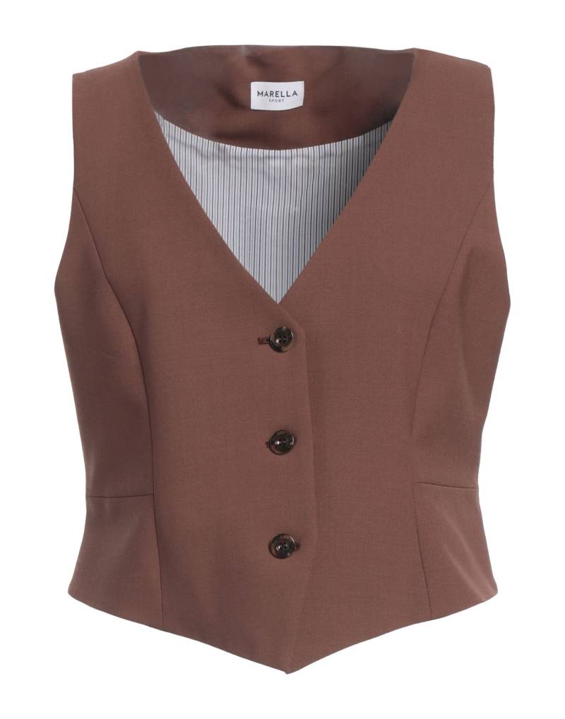MARELLA SPORT Couture-weste Damen Braun von MARELLA SPORT