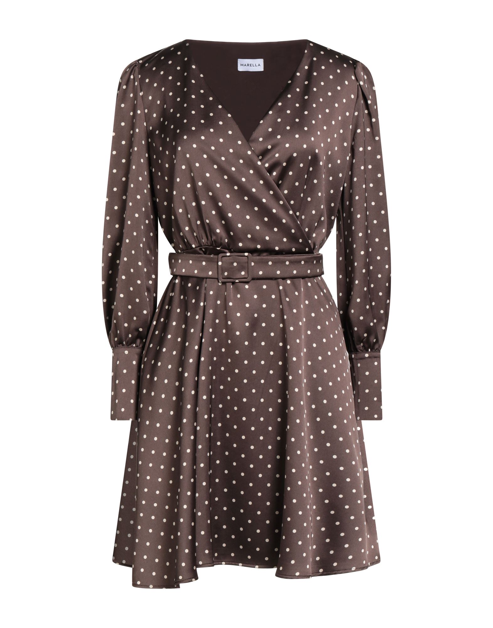 MARELLA Mini-kleid Damen Schokobraun MARELLA Mini-kleid Damen Schokobraun von MARELLA