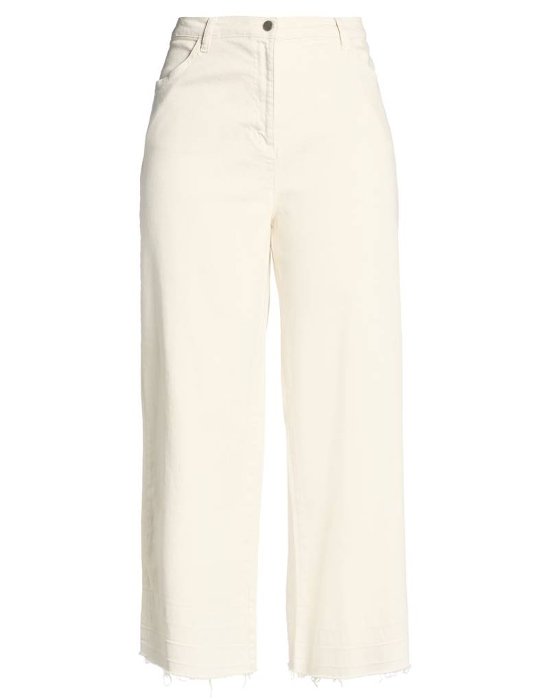 MARIA BELLENTANI Jeanshose Damen Off white von MARIA BELLENTANI
