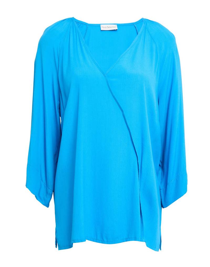 MARIA BELLENTANI Top Damen Azurblau von MARIA BELLENTANI