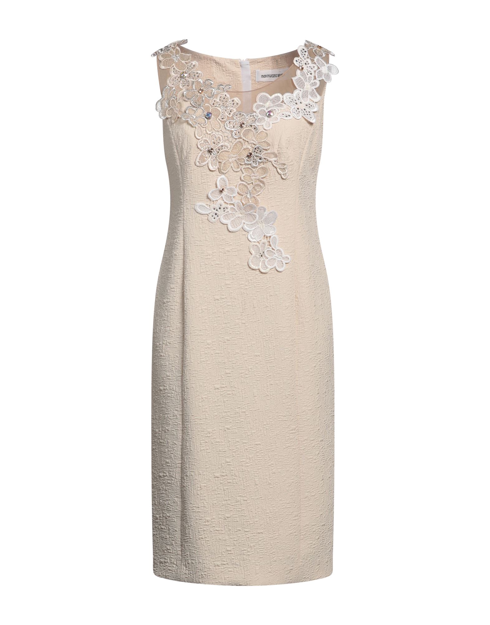 MARIA GRAZIA SEVERI Midi-kleid Damen Beige von MARIA GRAZIA SEVERI