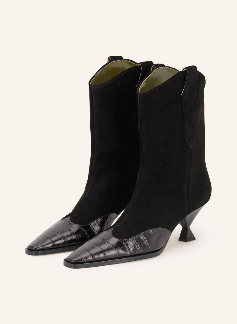 Maria Luca Stiefelette Nila schwarz von MARIA LUCA