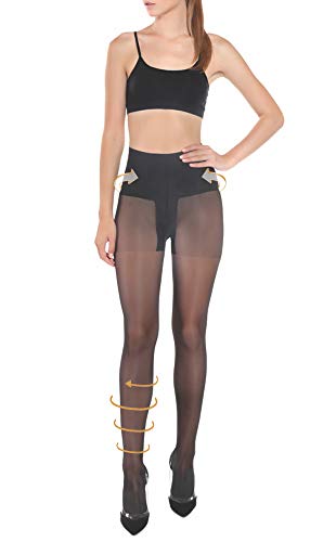 MARIE France Damen Repos Active 40 Den Strumpfhose, Schwarz, L von Marie France