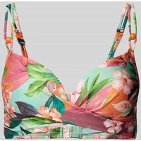 Marie Jo Bikini-Oberteil mit gelegten Falten Modell 'NORMA JEANNE' in Koralle, Größe 80A von MARIE JO