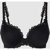 Marie Jo BH mit Spitzenbesatz Modell 'Jane' in Black, Größe 75/A von MARIE JO