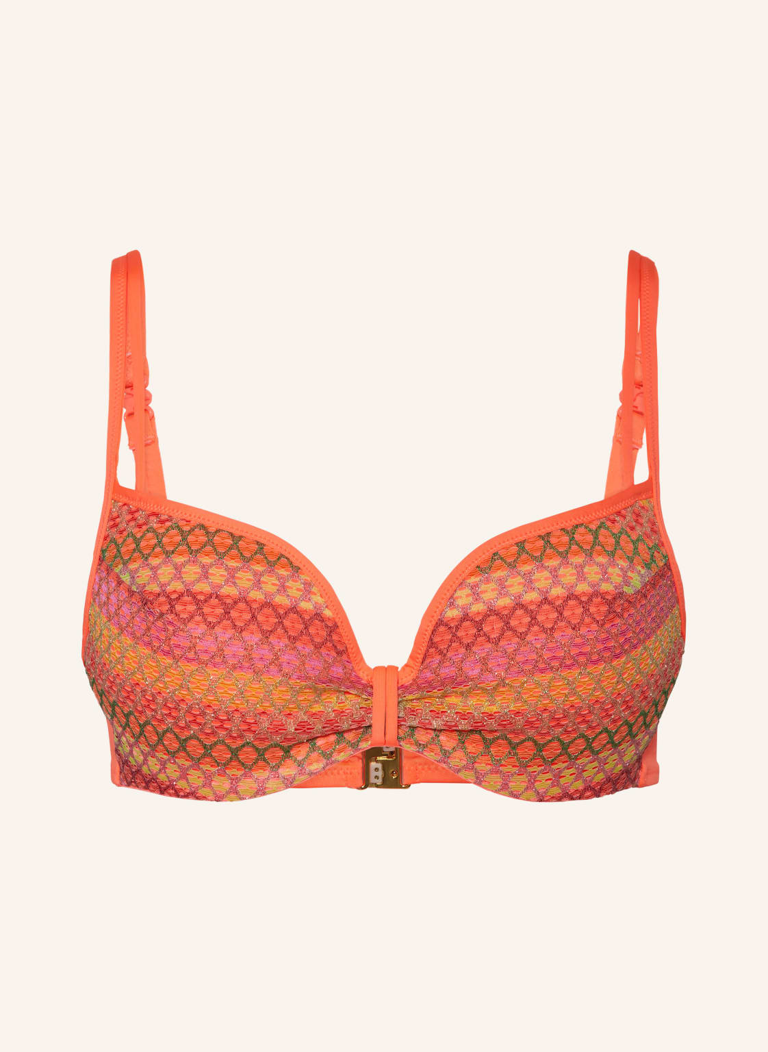 Marie Jo Bügel-Bikini-Top Almoshi Mit Glitzergarn orange von MARIE JO