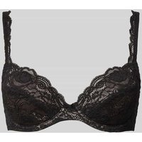 Marie Jo Push-up-BH aus Spitze Modell 'Cyrile' in Metallic Black, Größe 85C von MARIE JO