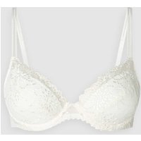 Marie Jo Push-up-BH mit Spitzenbesatz Modell 'Jane' in Offwhite, Größe 75/C von MARIE JO