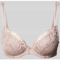 Marie Jo Push-Up-BH mit Spitzenbesatz Modell 'Jane' in Rose, Größe 80D von MARIE JO