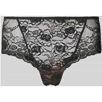 Marie Jo Slip in semitransparentem Design Modell 'Cyrile' in Metallic Black, Größe 40 von MARIE JO