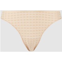 Marie Jo String mit Strukturmuster Modell 'Avero Thong' in Beige, Größe 36 von MARIE JO