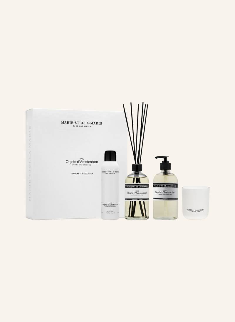 Marie-Stella-Maris Set Voyage Vétiver: Raumduft, Duftkerze, Handseife Und Duschmousse transparent von MARIE-STELLA-MARIS