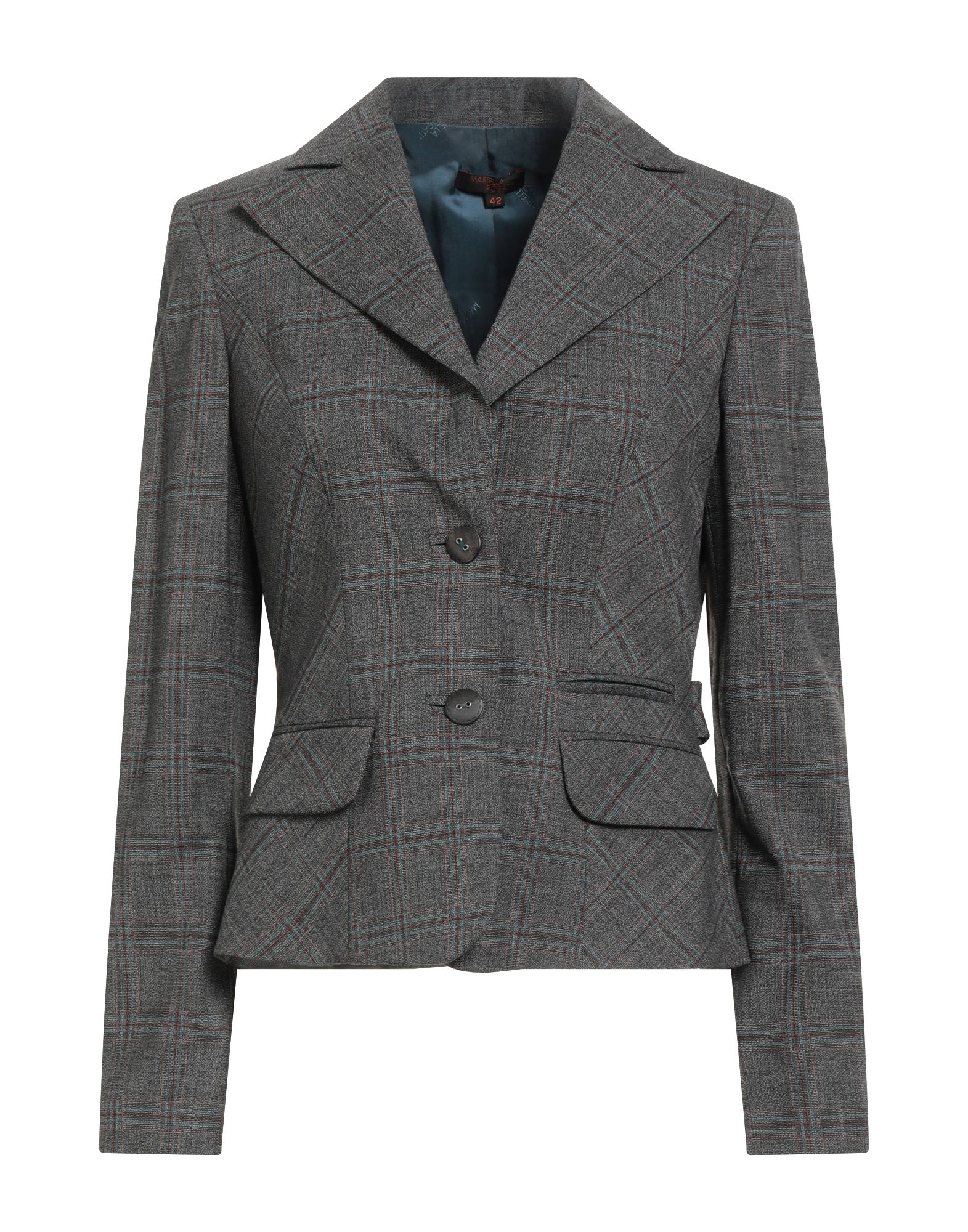 MARIELLA ROSATI Blazer Damen Dunkelbraun MARIELLA ROSATI Blazer Damen Dunkelbraun von MARIELLA ROSATI