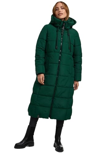 Damen Winterjacke Steppmantel lang gesteppter Mantel Winter Parka Jacke warm B985 [B985-Nadeshik-Evergreen-Gr.3XL] von MARIKOO