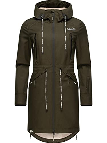 MARIKOO Damen Softshelljacke Racquellee Olive Gr. L von MARIKOO