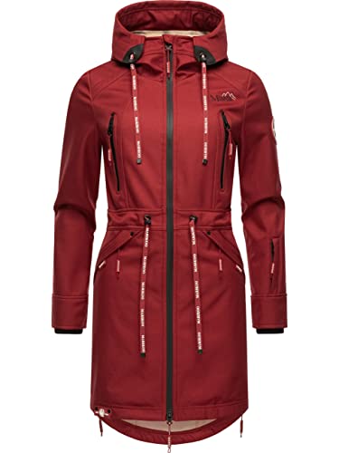 MARIKOO Damen Softshelljacke Racquellee Blood Red Gr. L von MARIKOO