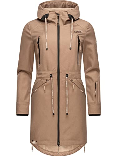 MARIKOO Damen Softshelljacke Racquellee Taupe Grey Gr. XL von MARIKOO
