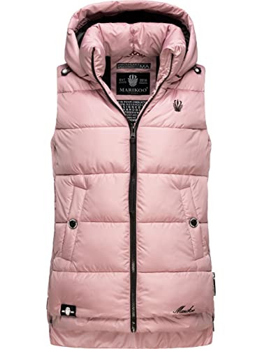 MARIKOO Damen warme Winter Steppwese mit Kapuze Zarinaa Powder Rose Gr. M von MARIKOO