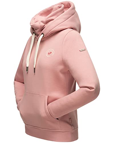 MARIKOO Damen Sweatshirt Kapuzenpullover Hoodie Chihiroo Powder Rose Gr. L von MARIKOO