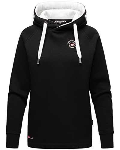 MARIKOO Damen Sweatshirt Kapuzenpullover Oversize Hoodie Airii Black Gr. XL MARIKOO Damen Sweatshirt Kapuzenpullover Oversize Hoodie Airii Black Gr. XL von MARIKOO